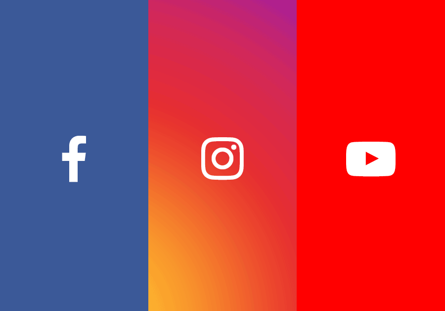Facebook, Instagram, YouTube - MOST POPULAR?
