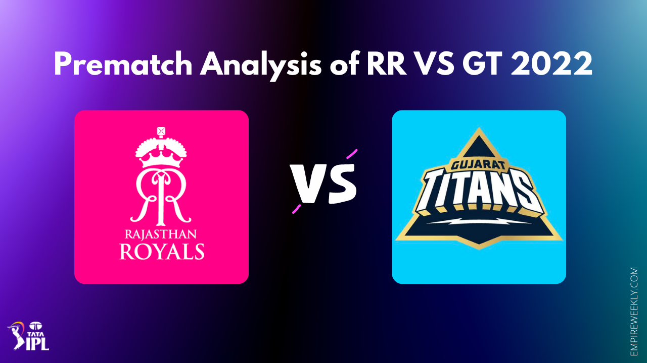 Prematch Analysis of RR VS GT 2022