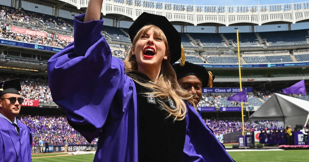 Taylor Swift Graduated with a doctorate degree from NYU