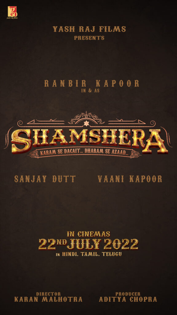 Shamshera trailer out: it's the Ranbir Kapoor season!