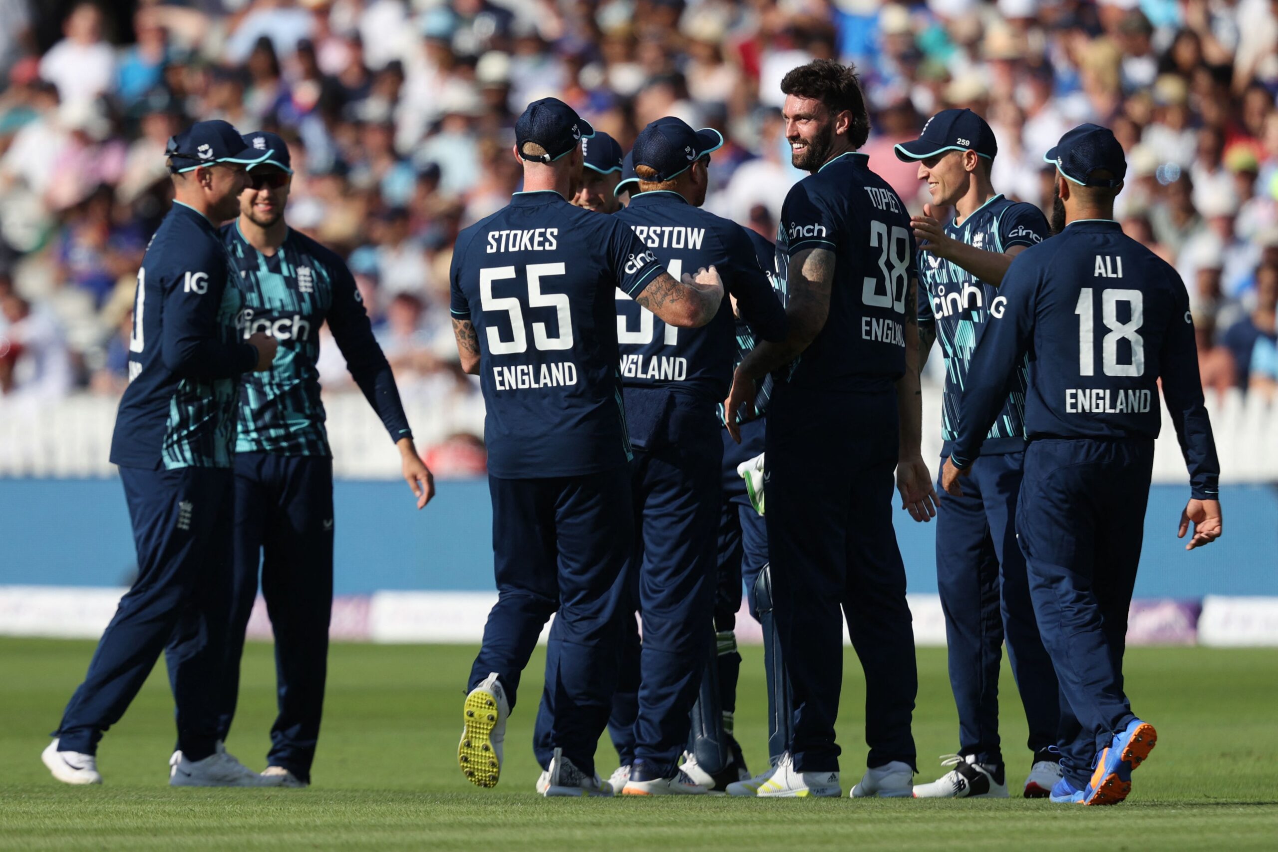 England won by 100 runs: Toplay took 6 wickets one of the best performances, Chahal restricted England at 246