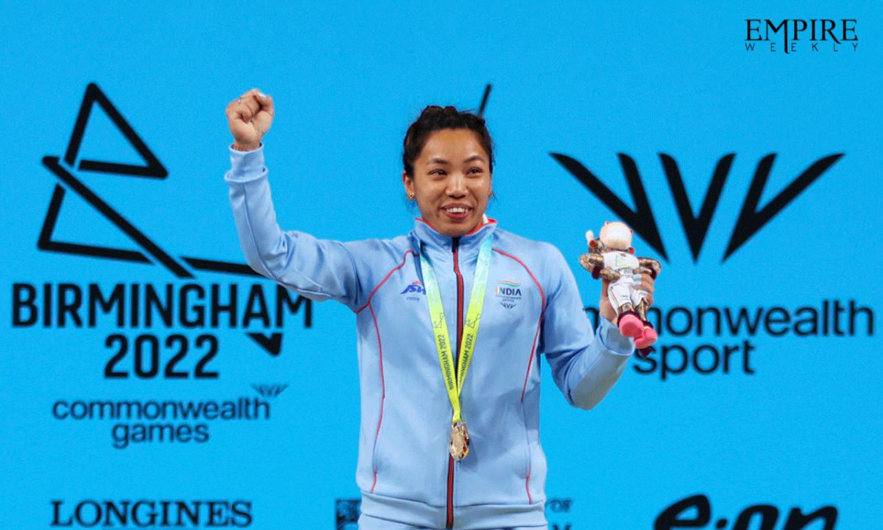 Mirabai Chanu wins gold in women's 49 kg weightlifting at the CWG 2022