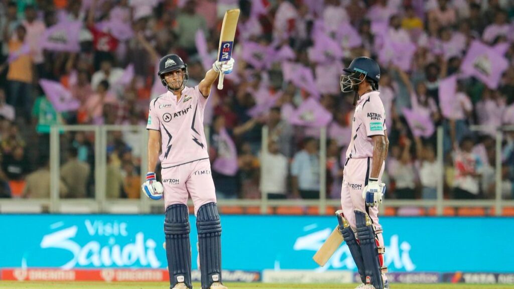 Shubman Gill scores his first IPL century