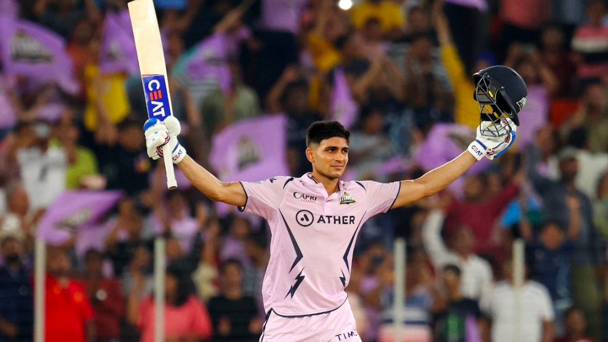 Shubman Gill scores his first IPL century