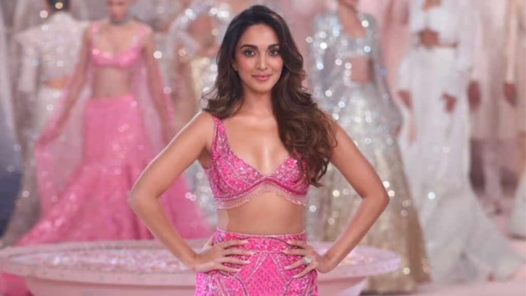 Kiara Advani Graces ICW 2023 Catwalk in Falguni Shane Peacock's Embellished Attire