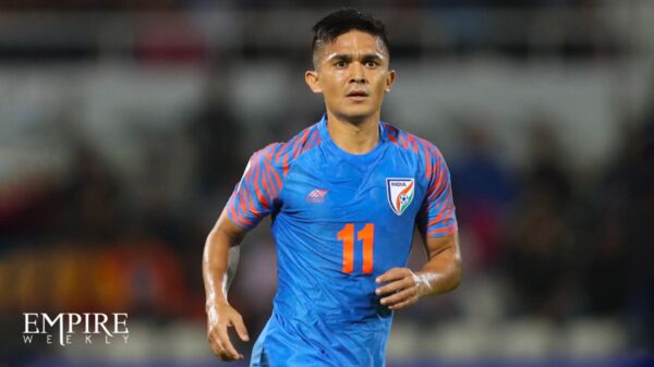 Sunil Chhetri Moves Up in International Goal Scorer List, Joining Messi and Ronaldo