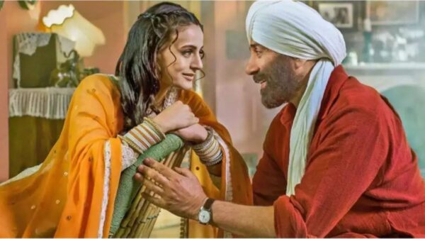 Gadar 2 featuring Sunny Deol as Tara Singh and Ameesha Patel as Sakeena